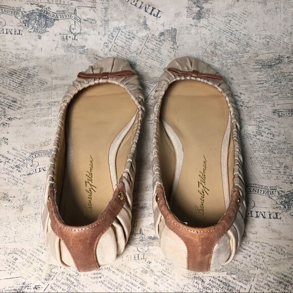 Beverly Feldman Fabric/leather Flats - Picture 6 of 13